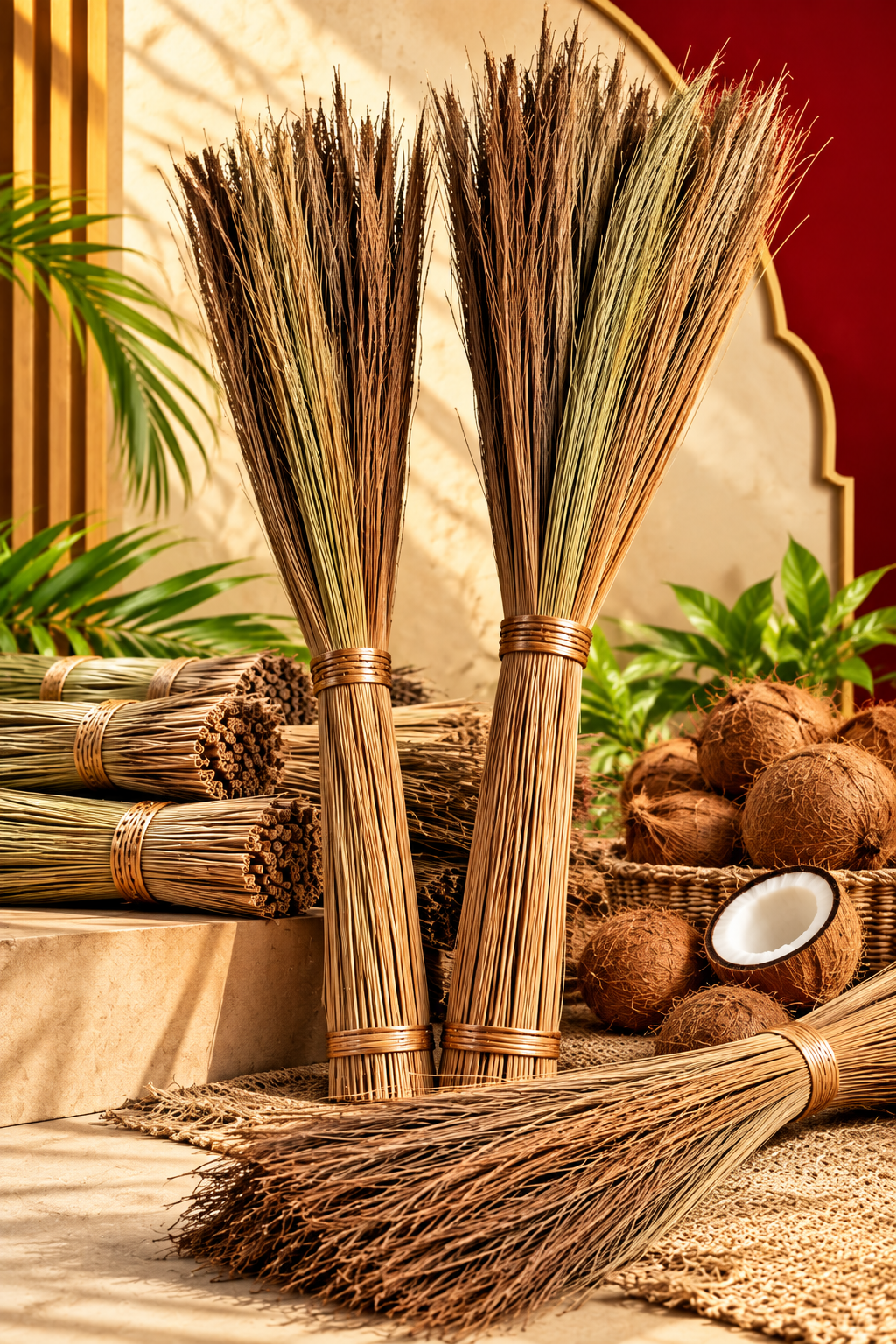 Coconut Broom - Jai Maa Kali 